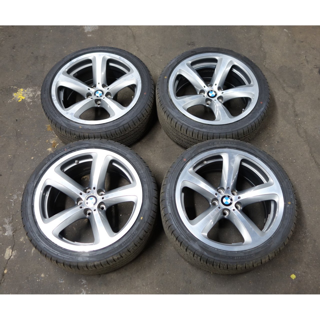 06-10 BMW E63 E64 6-Series 19" Staggered Style 249 Wheel Rim Set w/ Tires OEM 06-10 BMW E63 E64 6-Series 19" Staggered Style 249 Wheel Rim Set w/ Tires OEM