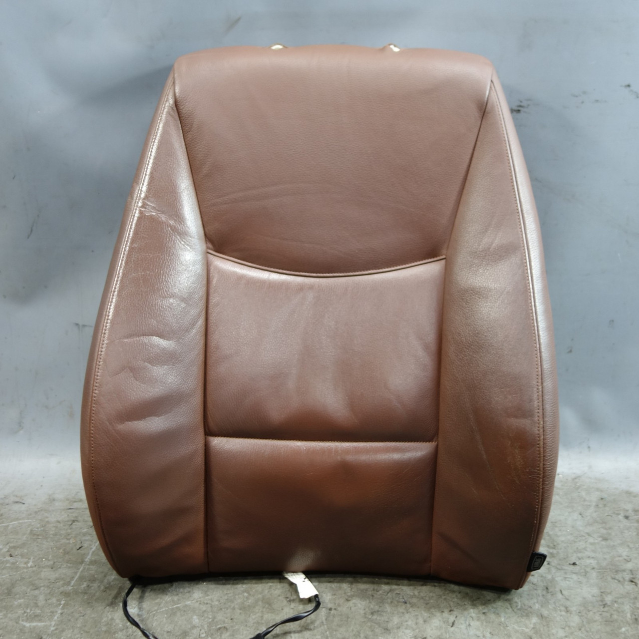 06-12 BMW E90 E91 3-Series Front Left Drivers Seat Backrest Terra Brown OEM 06-12 BMW E90 E91 3-Series Front Left Drivers Seat Backrest Terra Brown OEM