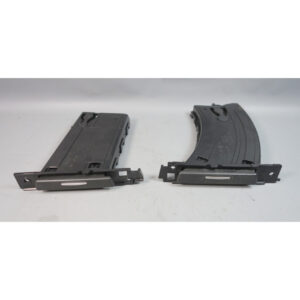 06-13 BMW E9x 3-Series Dashboard Cup Holder Pair Black w/ Chrome Trim OEM