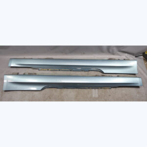 08-10 BMW E63 E64 650i Exterior Side Skirt Rocker Panel Pair Atlantic Blue OEM