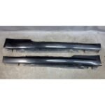 08-10 BMW E63 E64 650i Exterior Side Skirt Rocker Panel Pair Black Sapphire OEM