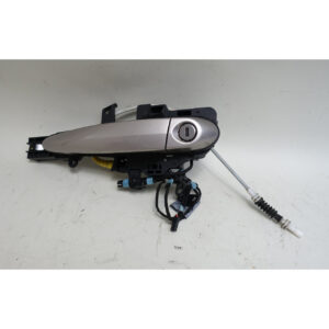 08-13 BMW E82 E88 1-Series Left Exterior Outside Door Handle Kashmir Silver OEM