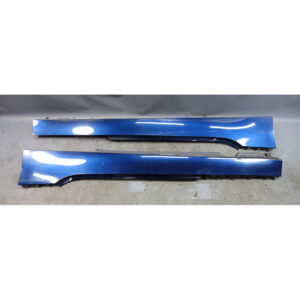 09-16 BMW E89 Z4 Roadster Outside Side Skirt Rocker Panel Pair Deep Sea Blue OEM