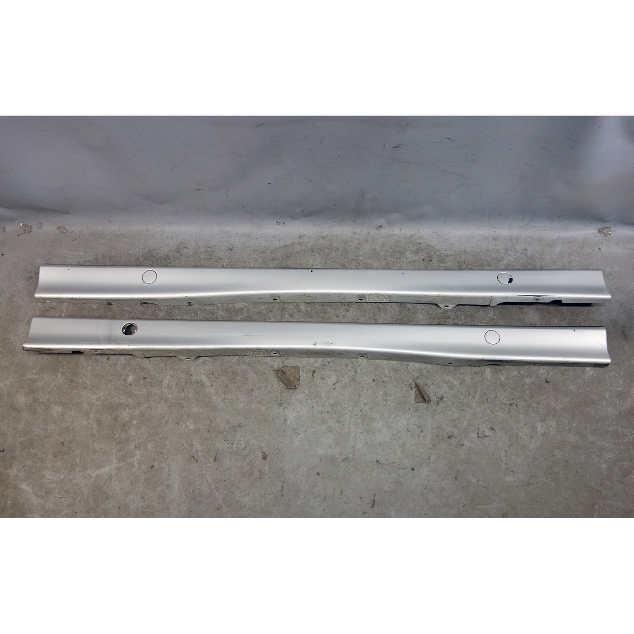 1992-1999 BMW E36 3-Series Side Skirt Rocker Panel Pair Titan Silver OEM 1992-1999 BMW E36 3-Series Side Skirt Rocker Panel Pair Titan Silver OEM