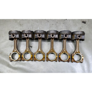 1997-1998 BMW Z3 2.8 Roadster M52 2.8L Piston and Connecting Rod Set of 6 OE