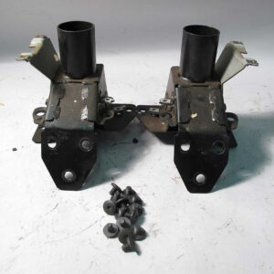 1997-2002 BMW Z3 Roadster Roll Bar Support Bracket Pair with Bolts Factory OEM