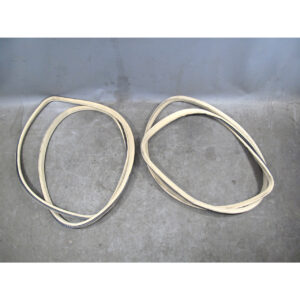 2002-2005 7-Series E66 Rear Door Seal Pair Nasca Beige Cloth OEM