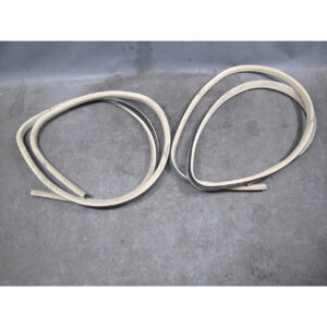 2002-2008 BMW 7-Series E65 E66 Front Door Seal Pair Nasca Beige OEM