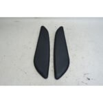 2003-2008 BMW E85 E86 Z4 Front Center Console Side Knee Pad Pair Black Leather