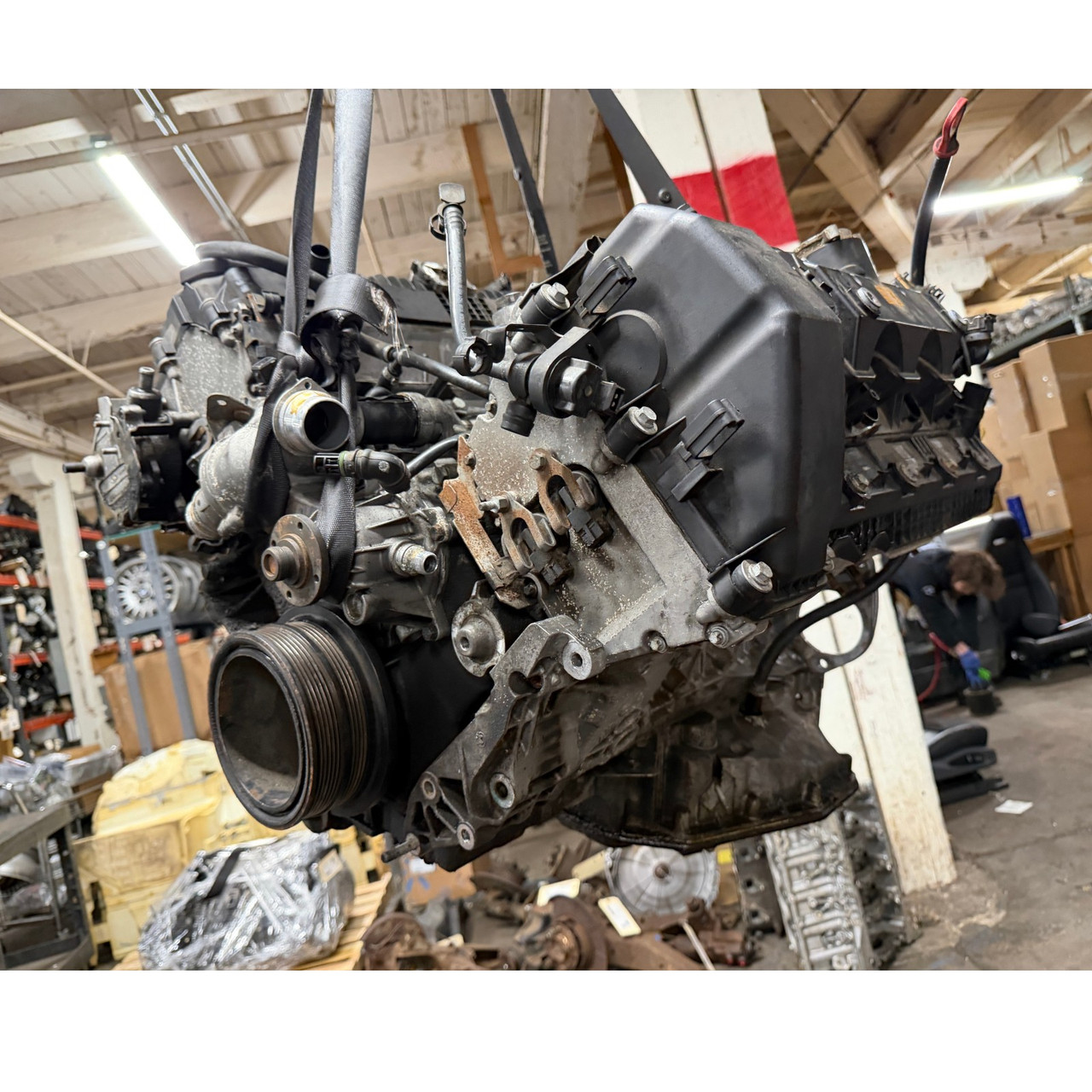 2004-2005 BMW E60 545i E63 645Ci N62B44 V8 Engine Assembly Running *TESTED* OEM 2004-2005 BMW E60 545i E63 645Ci N62B44 V8 Engine Assembly Running *TESTED* OEM