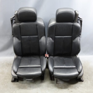2004-2007 BMW E64 6-Series Convertible Front Sports Seats Black Leather OEM