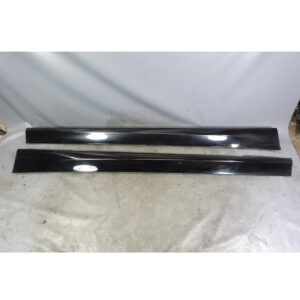 2006–2008 BMW E90 E91 3-Series 4door Side Skirt Rocker Panel Pair Jet Black OEM