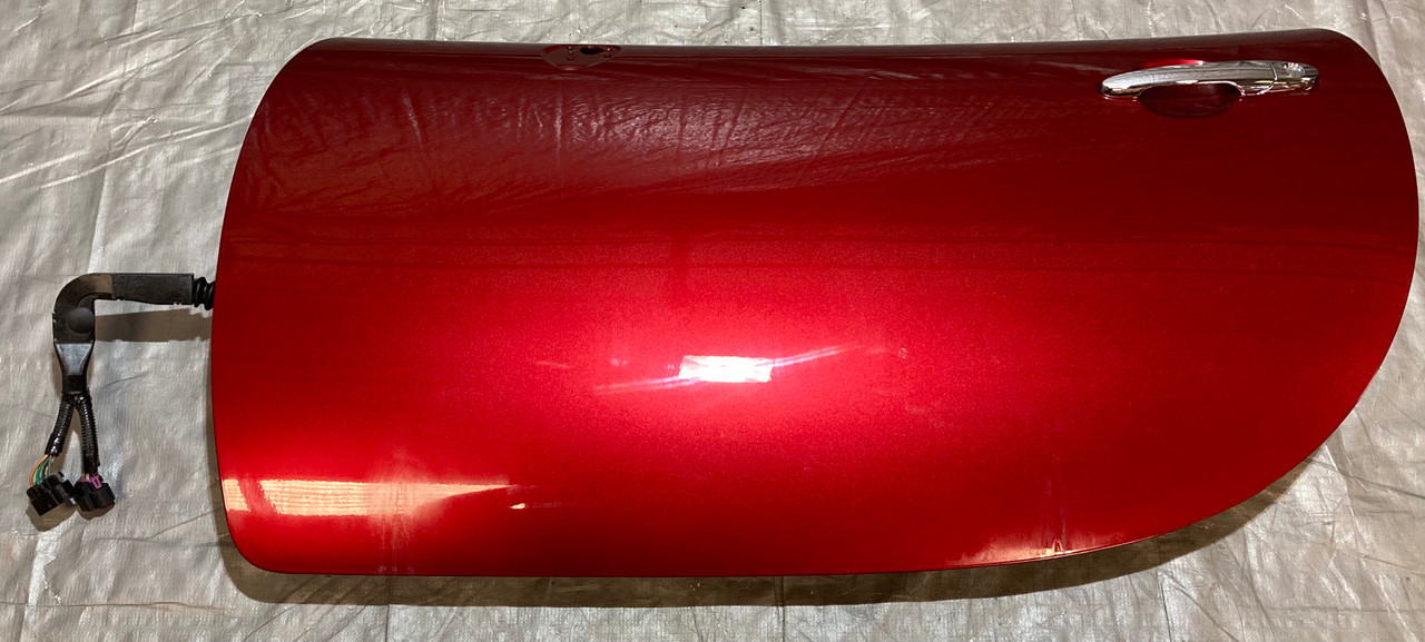 2006-2009 Pontiac Solstice Driver Door Assembly / Wicked (ruby red metallic) PS070 2006-2009 Pontiac Solstice Driver Door Assembly / Wicked (ruby red metallic) PS070