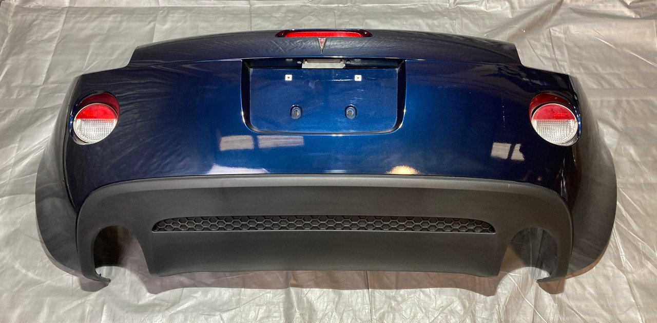 2006-2009 Pontiac Solstice GXP 2.0 Rear Bumper Cover w/ Valance / Deep (Dark Blue Metallic) PS074 2006-2009 Pontiac Solstice GXP 2.0 Rear Bumper Cover w/ Valance / Deep (Dark Blue Metallic) PS074