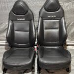 2006-2009 Pontiac Solstice GXP Black Leather Seats / Pair / PS074