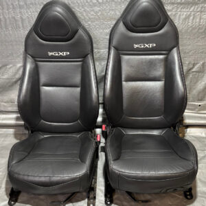 2006-2009 Pontiac Solstice GXP Black Leather Seats / Pair / PS074