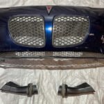 2006-2009 Pontiac Solstice GXP Front Bumper Cover w/ Grilles / Fog Lights / Deep / *DAMAGE* / PS074