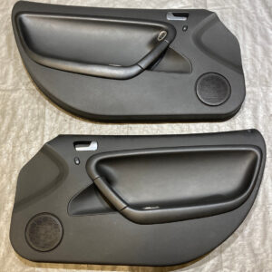 2006-2009 Pontiac Solstice Interior Door Panels / Pair / Black Leather / OEM / PS071
