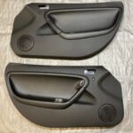 2006-2009 Pontiac Solstice Interior Door Panels / Pair / Black Leather / OEM / PS074
