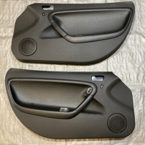 2006-2009 Pontiac Solstice Interior Door Panels / Pair / Black Leather / OEM / PS074