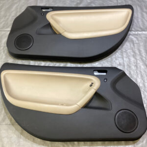 2006-2009 Pontiac Solstice Interior Door Panels / Pair / Sand Leather / OEM / PS072
