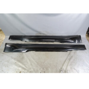 2006-2010 BMW E63 E64 M6 Side Skirt Rocker Panel Pair Black Sapphire OEM