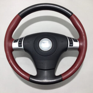 2007-2009 Saturn Sky Red leather Steering Wheel w/ Airbag / PS052