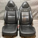 2007-2009 Saturn Sky Redline / Pontiac Solstice Black Leather Seats / Pair / PS064