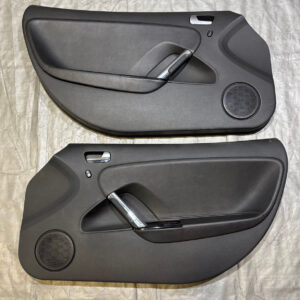 2007-2010 Saturn Sky Interior Door Panels / Black Leather / Pair / PS075