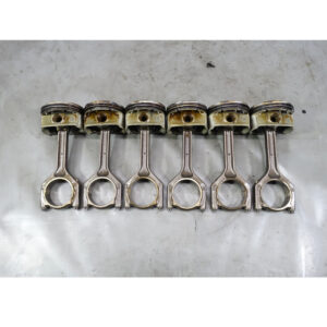 2007-2013 BMW N52 N52N 6-Cylinder Piston Connecting Rod Set of 6 E60 E90 OEM