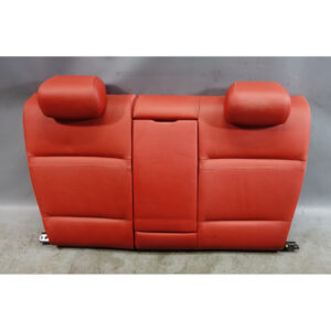 2010-2013 BMW E92 3-Series Coupe Rear Fold-Down Seat Back Coral Red Leather OEM