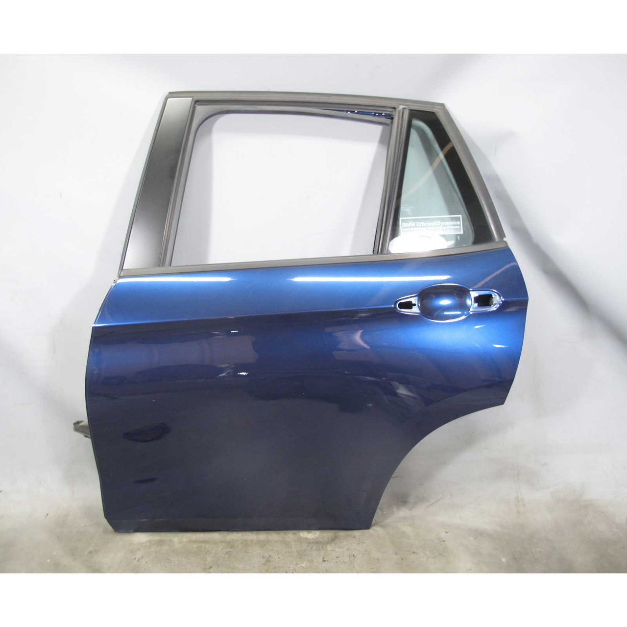 2013-2015 BMW E84 X1 SAV Left Rear Drivers Exterior Door Shell Deep-Sea Blue OEM 2013-2015 BMW E84 X1 SAV Left Rear Drivers Exterior Door Shell Deep-Sea Blue OEM