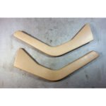 96-02 BMW Z3 Roadster Coupe Center Console Side Trim Wing Pair Beige Vinyl OEM