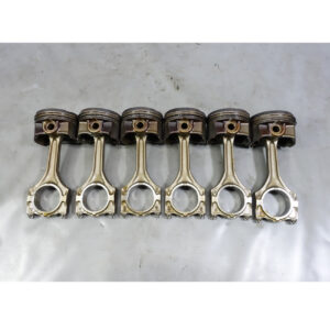 97-98 BMW Z3 2.8 Roadster M52 2.8L 6-Cyl Piston and Connecting Rod Set of 6 OEM