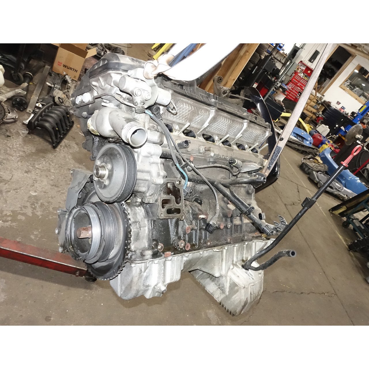 98-00 BMW E36 M Z3 Roadster Coupe M3 S52 6Cyl Engine Assembly Block S52B32 OEM 98-00 BMW E36 M Z3 Roadster Coupe M3 S52 6Cyl Engine Assembly Block S52B32 OEM