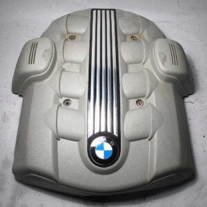 BMW 2004-2005 545i 645i N62 V8 Plastic Engine Cover w Emblem E60 E63 E64 OEM