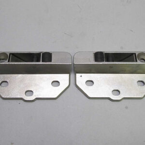 BMW E46 3-Series Convertible E64 Cabrio Windshield Latch Base Plate Pair 00-10