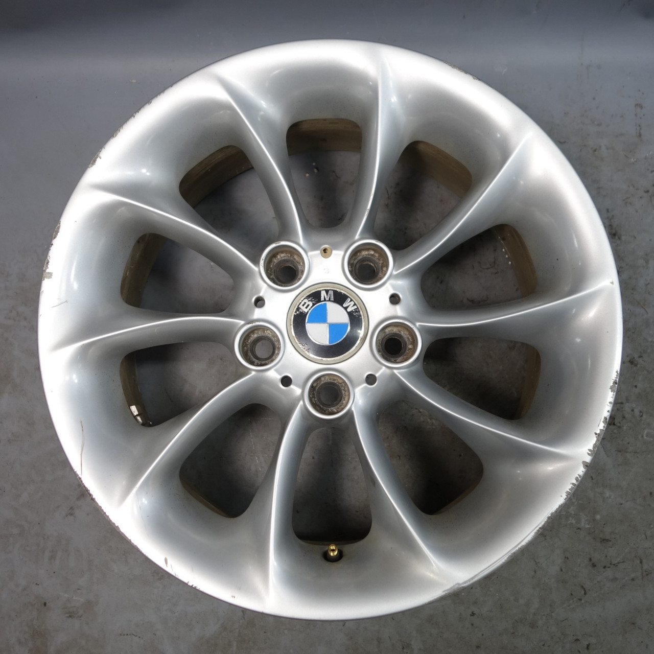BMW E85 Z4 Roadster E46 E36 Factory 17x8 Style 106 Turbine Spoke Alloy Wheel OEM BMW E85 Z4 Roadster E46 E36 Factory 17x8 Style 106 Turbine Spoke Alloy Wheel OEM