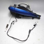 BMW E90 E92 Right Rear Pass Exterior Door Handle w Light Montego Blue 2006-2013