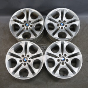 BMW Z4 Style 107 Staggered 18x8 18x8.5 Wheel Set Ellipsoid Rims 5x120 OEM 03-08