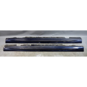 Damaged 00-06 BMW E46 3-Series Coupe Convertible Side Skirt Pair Orient Blue OEM