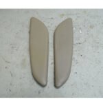 Damaged 03-08 BMW Z4 E85 E86 Front Console Knee Pad Trim Pair Beige Leather OEM