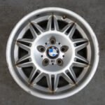 Damaged 1992-2002 BMW E36 Z3 17" x 7.5" DSII Front Alloy Style 39 Wheel Rim OEM