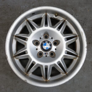 Damaged 1992-2002 BMW E36 Z3 17" x 7.5" DSII Front Alloy Style 39 Wheel Rim OEM