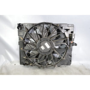 Damaged 2006-2010 BMW N62TU 4.8L V8 Factory Engine Cooling Fan with Shroud OEM