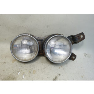 Damaged BMW E9 Coupe E3 Right Headlight Lamp Assembly With Rings 1968-1976 OEM